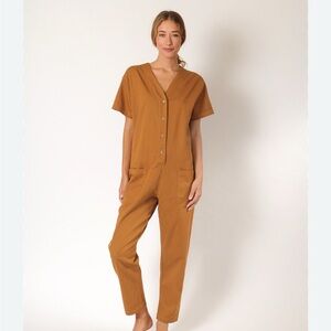 Lindsay Robinson Rio Jumpsuit - button down coverall